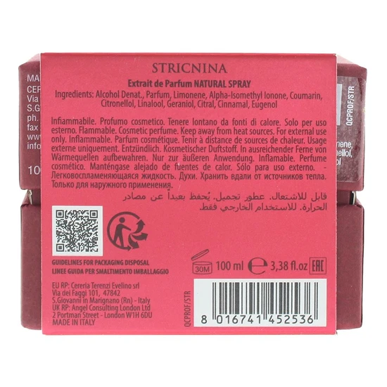 V Canto Stricnina Extrait De Parfum 100ml