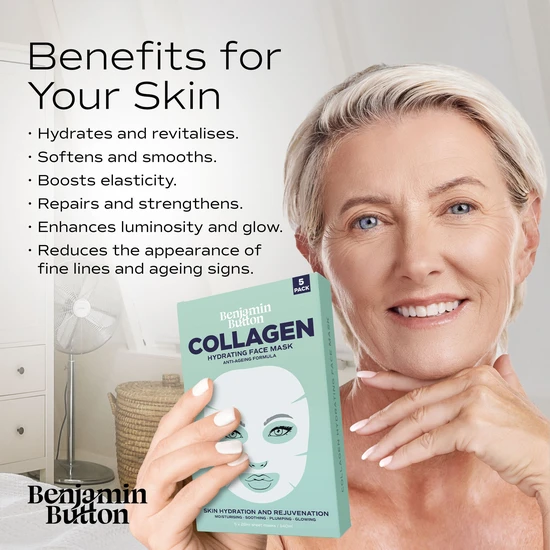 Benjamin Button Collagen Hydrating Face Mask x 5
