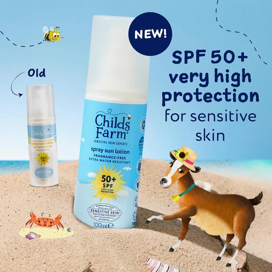 Childs Farm Fragrance Free Sun Lotion Spray SPF 50 100ml