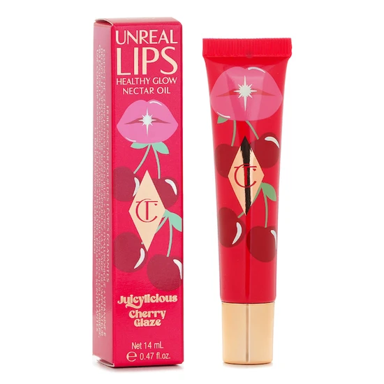 Charlotte Tilbury Unreal Lips Healthy Glow Nectar Oil Cherry Glaze