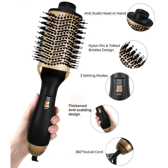 Erth Skin London All In One Professional Hair Styling Brush