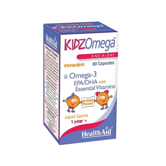 Health Aid KidzOmega Chewable Capsules 60 Capsules