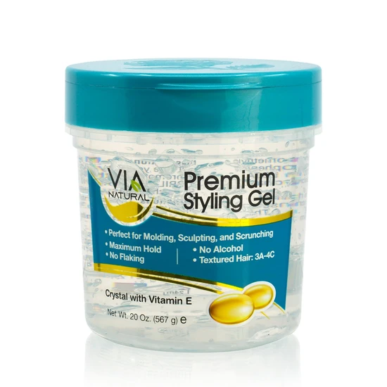 Via Natural Premium Crystal Styling Gel With Vitamin E 226 g