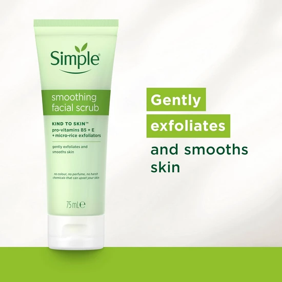 Simple Kind To Skin Smoothing Facial Scrub 75ml