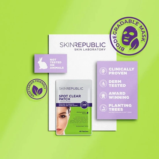 Skin Republic Spot Clear Patches 48