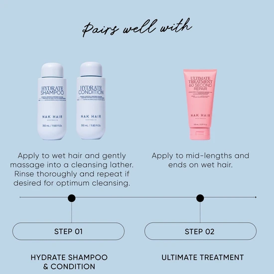 NAK Hair Signature Hydrate Shampoo 80ml