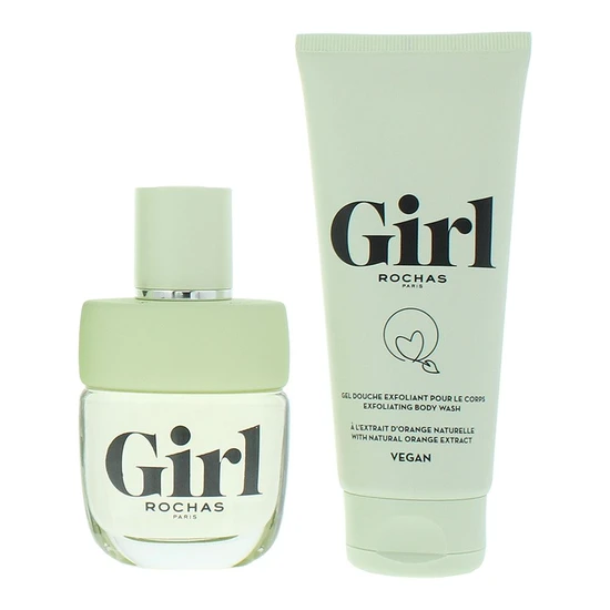 Rochas Girl Eau De Toilette 60ml + Shower Gel 100ml Gift Set 60ml
