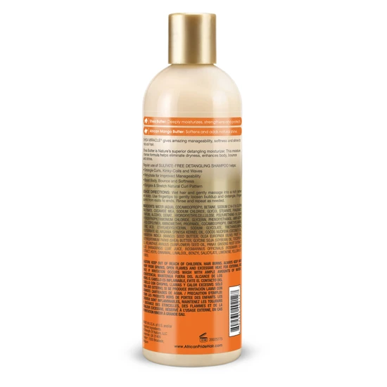 African Pride Shea Miracle Detangling Shampoo 355ml
