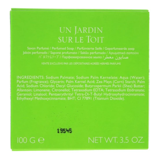 Hermès Un Jardin Sur Le Toit Soap 100g