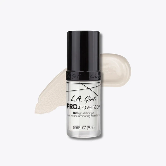 L.A. Girl Pro.Coverage HD Long Wear Illuminating Liquid Foundation Dark Chocolate