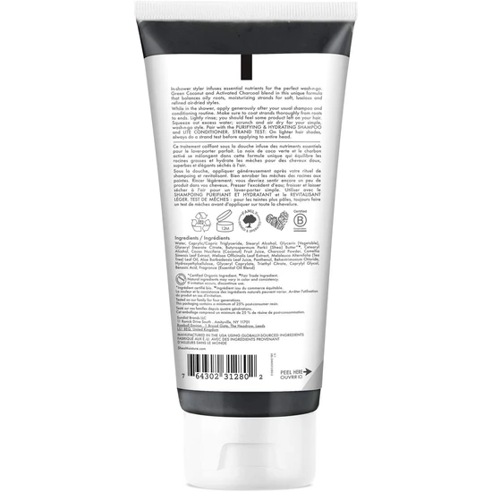 Shea Moisture Coconut & Charcoal Purifying & Hydrating In Shower Styler 170g