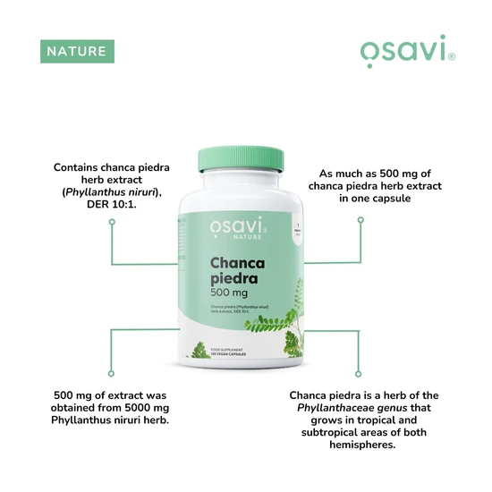 Osavi Chanca Piedra 500mg Capsules 120 Capsules