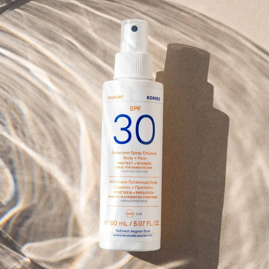 Korres Yoghurt Spray Emulsion Body + Face SPF 30 150ml