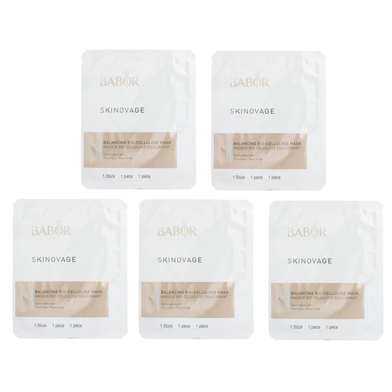 BABOR Skinovage Balancing Bio-Cellulose Mask For Combination Skin 5pcs