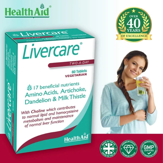 Health Aid LiverCare Tablets 60 Tablets