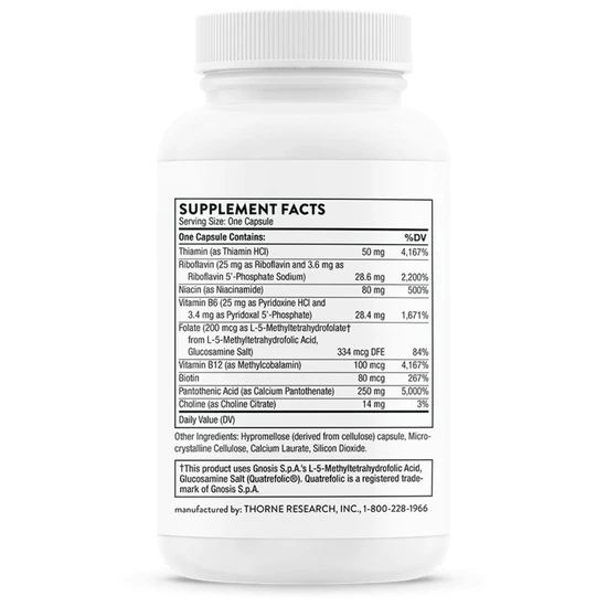 Thorne Stress B Complex Capsules 60 Capsules