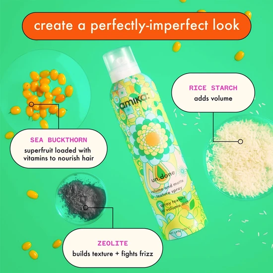 Amika Undone Volume & Matte Texture Spray 192ml