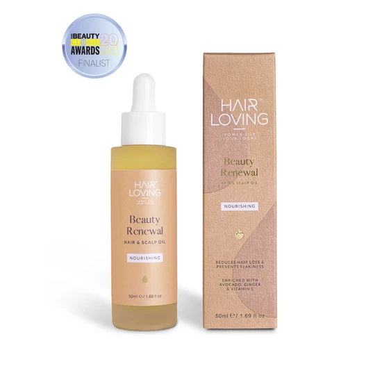 Hair Loving Beauty Renewal Hair & Scalp Oil Rosemary & Ginger Regrowth Treatment 30ml