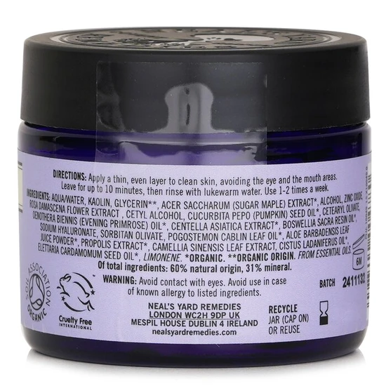 Neal's Yard Remedies Reviving White Tea Facial Mask 50g