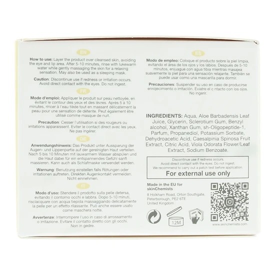 skinChemists Advanced Anti-Ageing Epidermal Growth Factor Cell Regrowth Mask 50ml