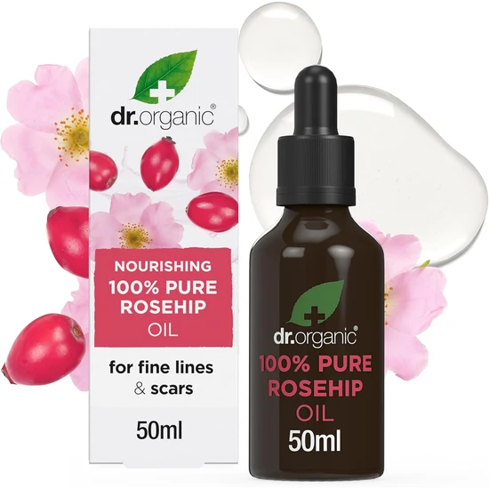 Dr. Organic Organic Rejuvenate & Nourish Pure Rosehip Oil 50ml