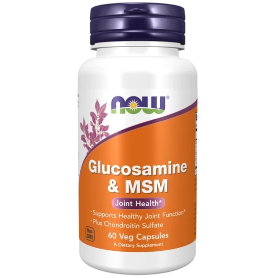 NOW Foods Glucosamine & MSM 60 Capsules
