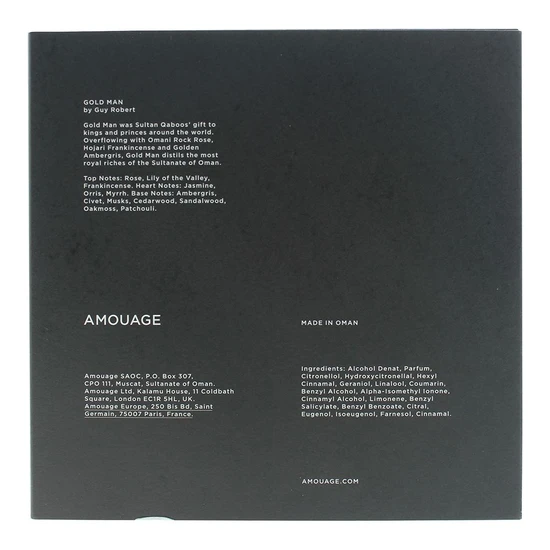 Amouage Gold Man Eau De Parfum 100ml