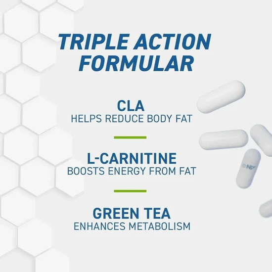 Applied Nutrition CLA + L-Carnitine & Green Tea Capsules 100 Capsules
