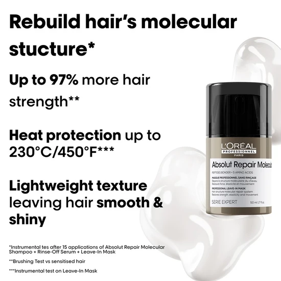 L'Oreal Paris Serie Expert Absolut Repair Molecular Leave-In Mask 50ml