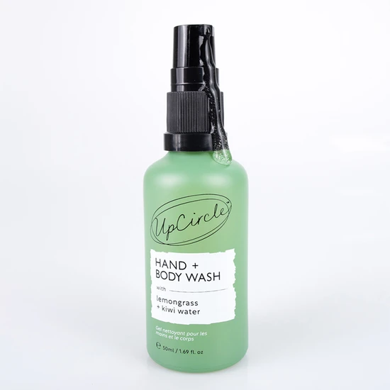 UpCircle Beauty Hand + Body Wash With Lemongrass + Kiwi Water 50ml
