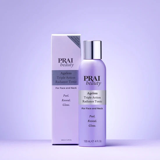 PRAI Ageless Triple Action Radiance Tonic For Face & Neck 160ml