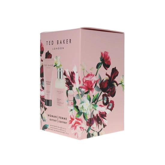 Ted Baker Original Woman Gift Set 100ml Eau De Toilette, 15ml Eau De Toilette & 150ml Body Wash