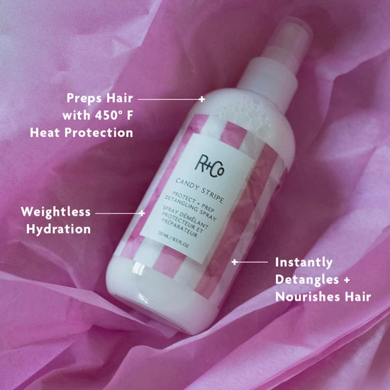 R+Co CANDY STRIPE Detangling Spray
