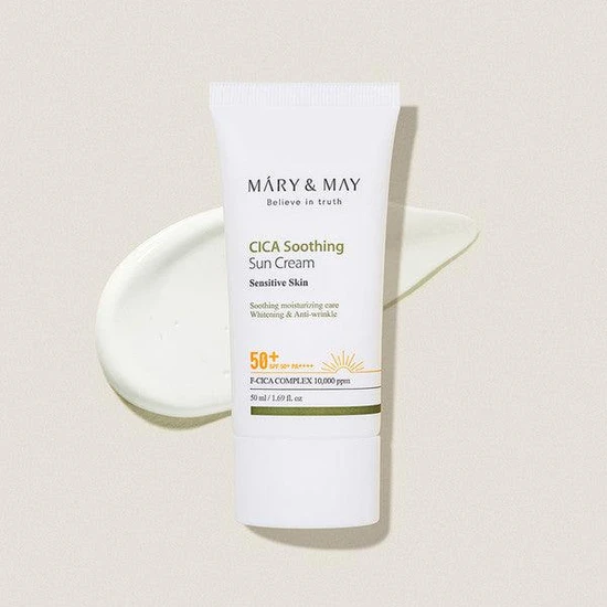Mary & May Vegan CICA Soothing Sun Cream SPF 50+ 50ml