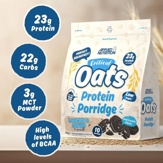 Applied Nutrition Critical Oats Protein Porridge Cookies & Cream 600g