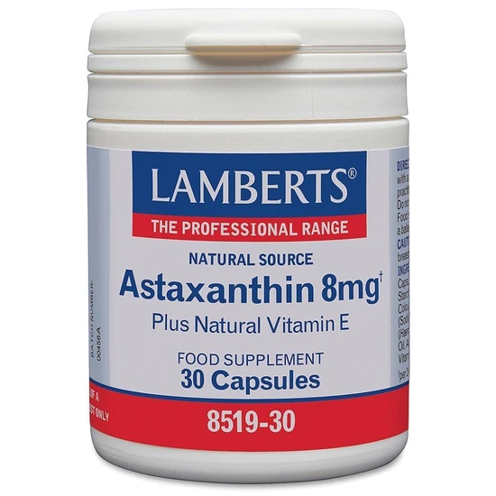 Lamberts Astaxanthin 8mg Capsules 30 Capsules
