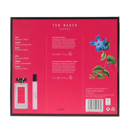 Ted Baker Polly Gift Set 50ml EDT + 15ml EDT