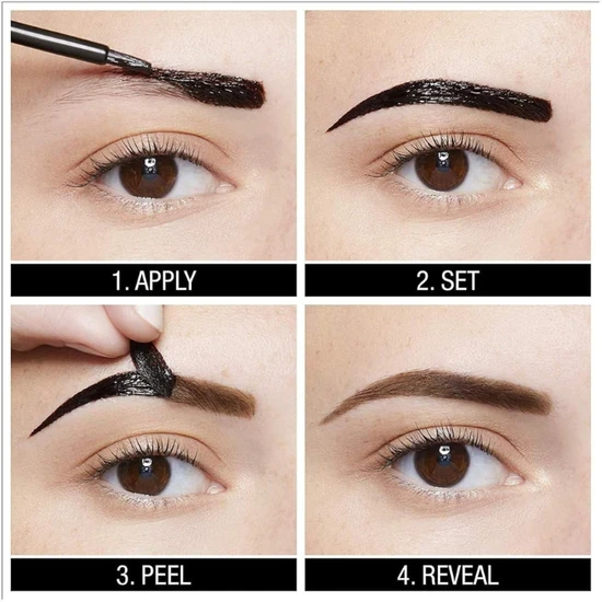 Maybelline Tattoo Brow Easy Peel Off Tint 3 Dark Brown