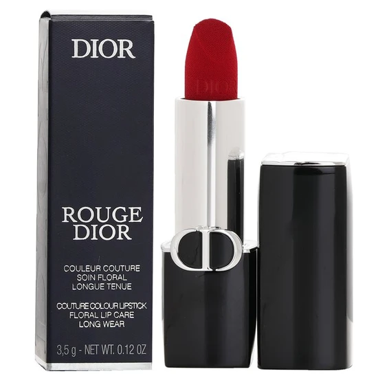 DIOR Rouge Dior Couture Colour Velvet & Satin Finishes Lipstick 999 Velvet Finish
