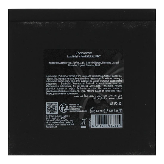 Tiziana Terenzi Casanova Extrait De Parfum 100ml