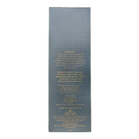 Paris Hilton Gold Rush Man Eau De Toilette 100ml