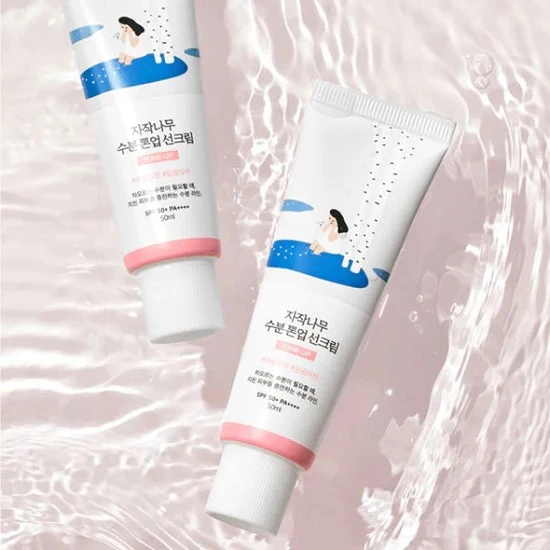 Round Lab Birch Juice Moisturising Tone Up Sunscreen SPF 50+ 50ml