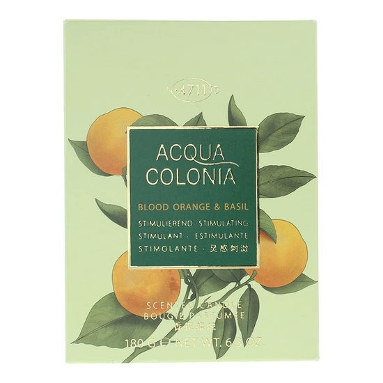 4711 Acqua Colonia Blood Orange & Basil Candle 180g
