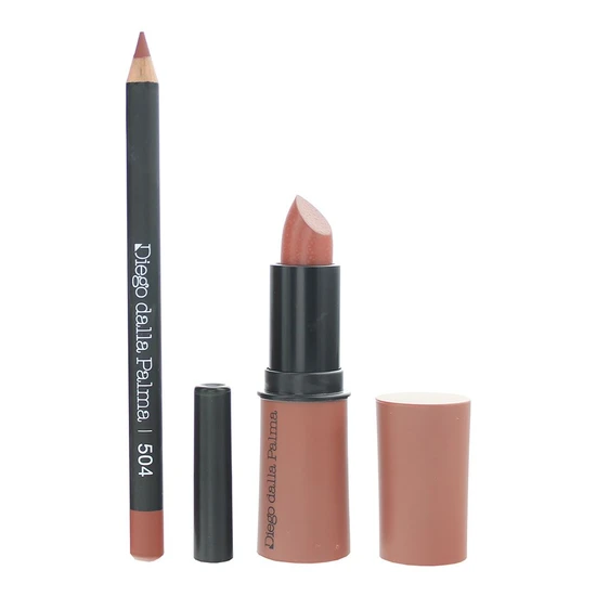 diego dalla palma Lip Contour Kit Lipstick + Lip Liner 504 Sweet Giandusa