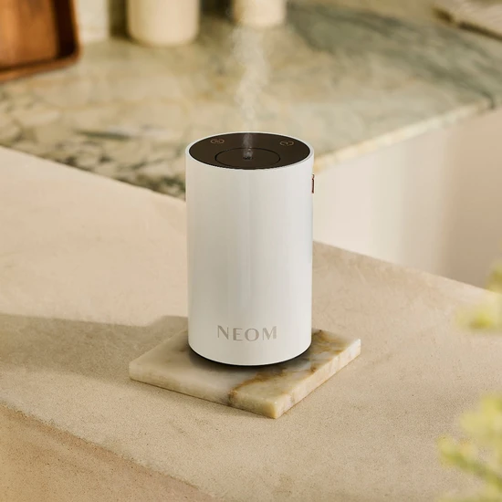 Neom Organics Wellbeing Pod Mini+ Waterless Essential Oil Diffuser White