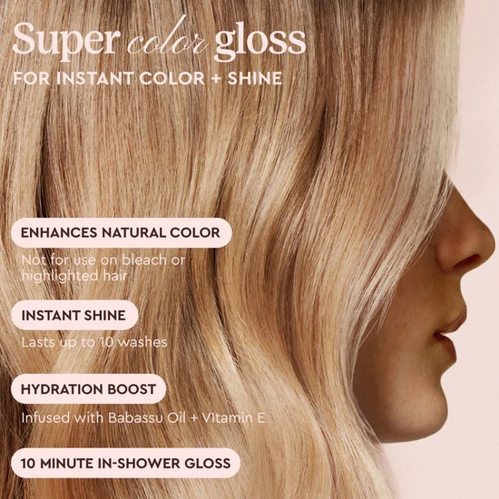 Glaze Supergloss Colour Conditioning Hair Gloss Brilliant Bronde