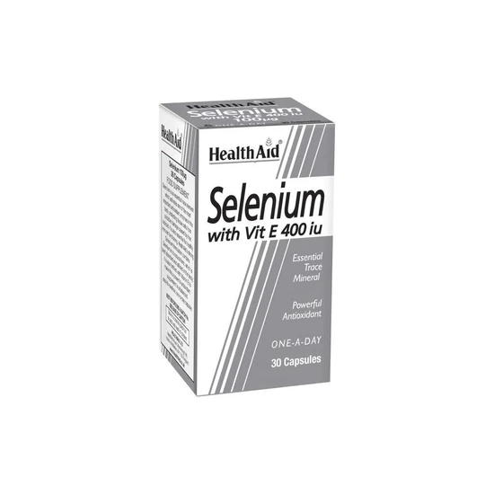 Health Aid Selenium 100ug + Vitamin E 400iu Capsules 30 Capsules