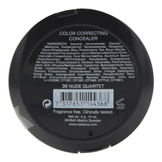 IsaDora Colour Correcting Concealer 36 Nude Quartet