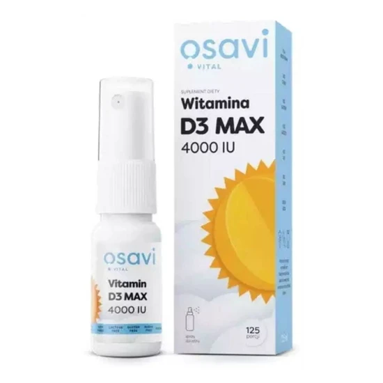 Osavi Vitamin D3 Oral Spray MAX 4000iu 12.5ml
