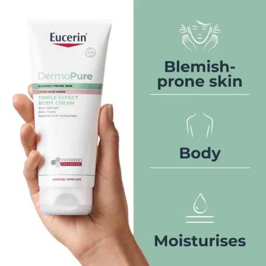 Eucerin DermoPurifyer Oil Control Triple Effect Body Cream 200ml